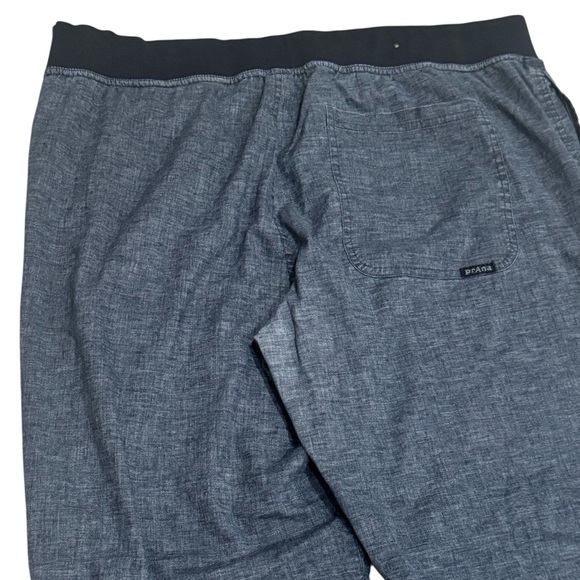 prAna Vaha Hemp Blend Yoga Pants Charcoal Comfort Outdoors Athletic Size XL - Picture 6 of 13